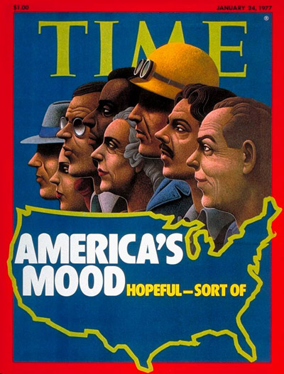 TIME Magazine Cover: America's Upbeat Mood -- Jan. 24, 1977