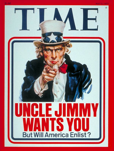 Uncle Sam points at you as in the military recruitment poster