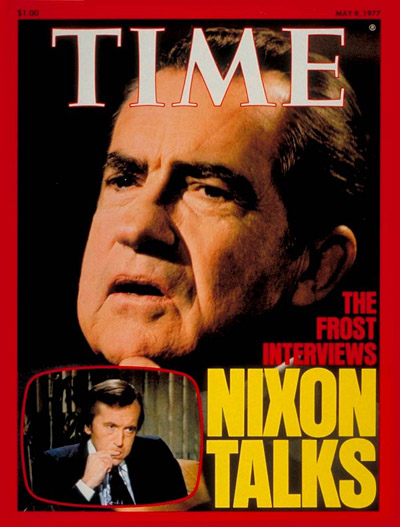 TIME Magazine Cover: Nixon on TV -- May 9, 1977