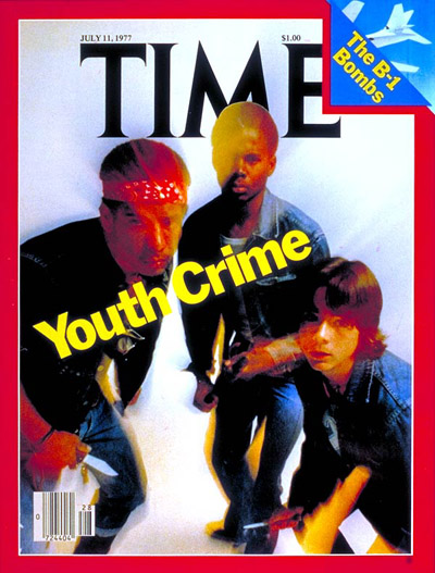 TIME Magazine Cover: Youth Crime -- July 11, 1977