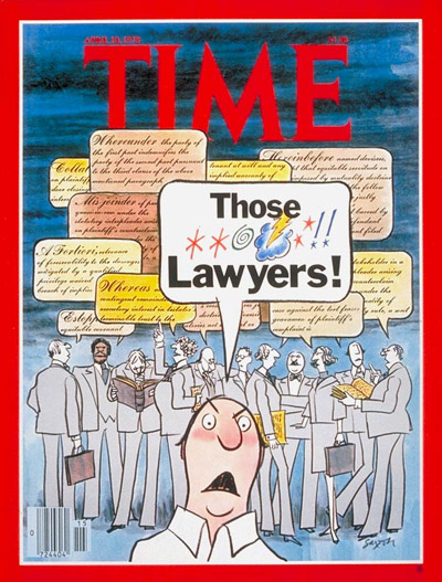 TIME Magazine Cover: Lawyers -- Apr. 10, 1978