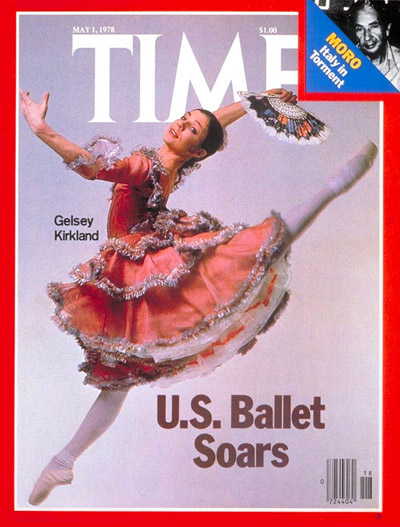 TIME Magazine Cover: Gelsey Kirkland -- May 1, 1978