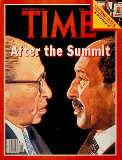 TIME Magazine Cover: Begin and Sadat -- Sep. 25, 1978