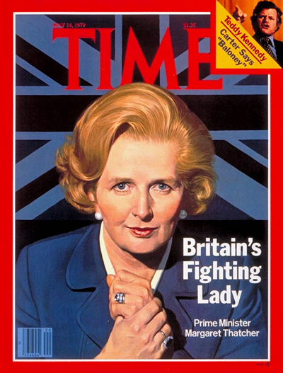 British PM Margaret Thatcher