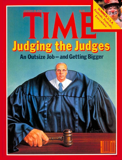 TIME Magazine Cover: Judging the Judges -- Aug. 20, 1979