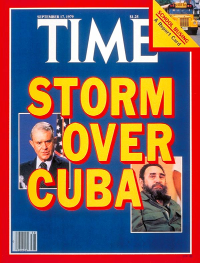 Cyrus Vance and Fidel Castro