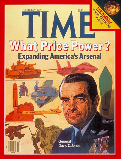 TIME Magazine Cover: David C. Jones -- Oct. 29, 1979