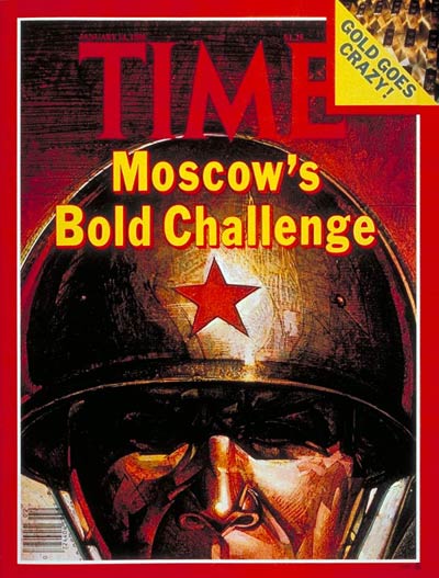 TIME Magazine Cover: Moscow's Challenge -- Jan. 14, 1980