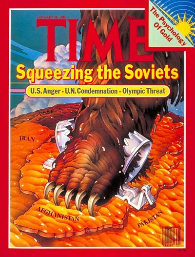 TIME Magazine Cover: Squeezing the Soviets -- Jan. 28, 1980