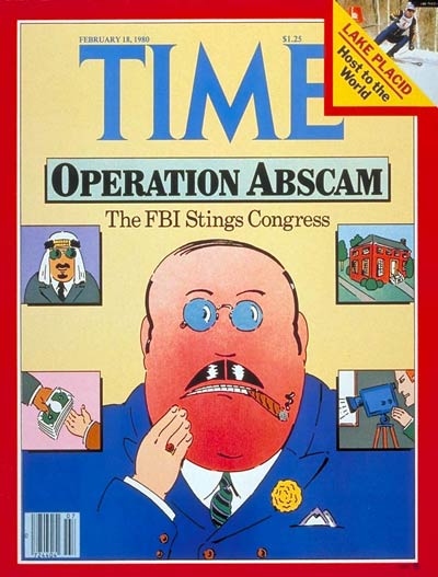 TIME Magazine Cover: Operation Abscam -- Feb. 18, 1980