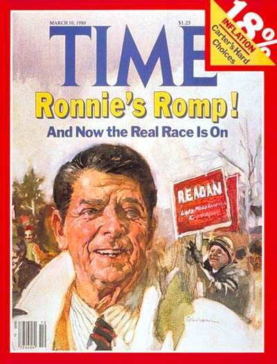 TIME Magazine Cover: Ronald Reagan -- Mar. 10, 1980