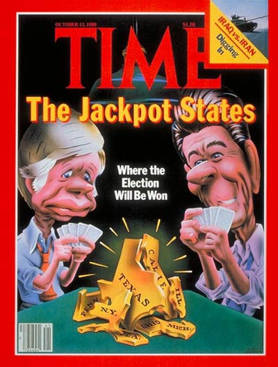 TIME Magazine Cover: Jackpot States -- Oct. 13, 1980