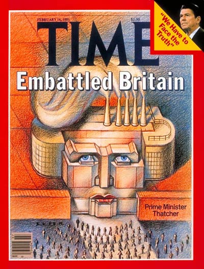 TIME Magazine Cover: Thatcher's Britain -- Feb. 16, 1981