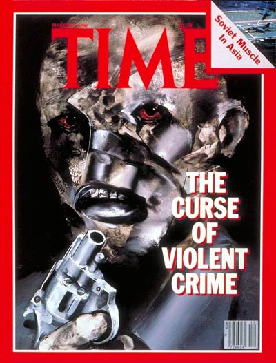 TIME Magazine Cover: Violent Crime -- Mar. 23, 1981