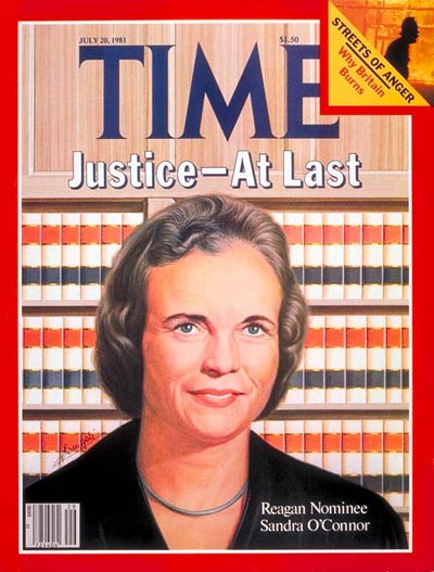 TIME Magazine Cover: Sandra Day O'Connor -- July 20, 1981