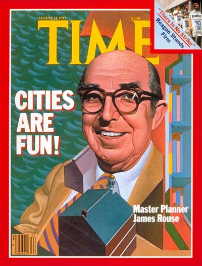 TIME Magazine Cover: James Rouse -- Aug. 24, 1981