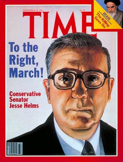 TIME Magazine Cover: Senator Jesse Helms -- Sep. 14, 1981