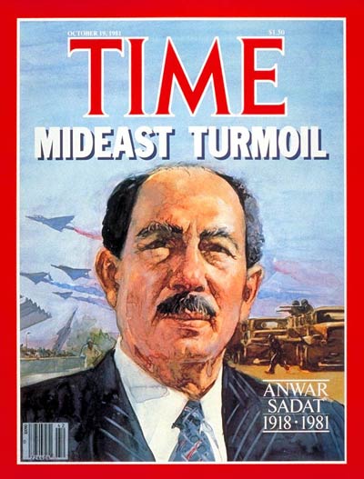 TIME Magazine Cover: Anwar Sadat -- Oct. 19, 1981