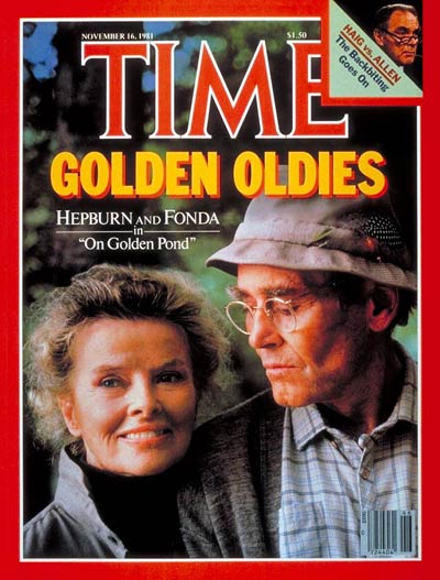 TIME Magazine Cover: Katharine Hepburn and Peter Fonda -- Nov. 16, 1981