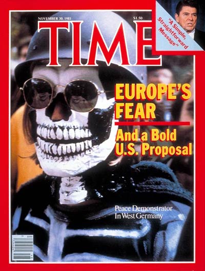 TIME Magazine Cover: Peace Demonstrators -- Nov. 30, 1981