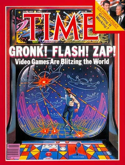 TIME Magazine Cover: Video Games -- Jan. 18, 1982