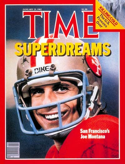 TIME Magazine Cover: Joe Montana -- Jan. 25, 1982
