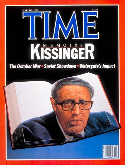 TIME Magazine Cover: Henry Kissinger -- Mar. 1, 1982