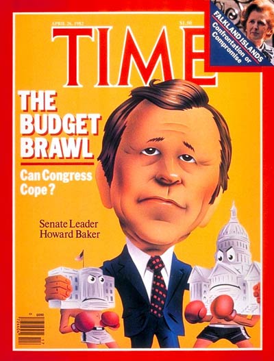 TIME Magazine Cover: Senator Howard Baker -- Apr. 26, 1982