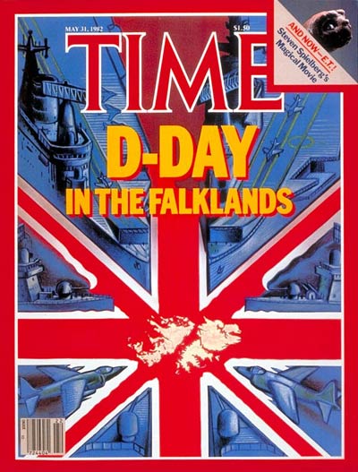 TIME Magazine Cover: Falklands D-Day -- May 31, 1982