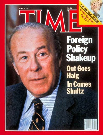 TIME Magazine Cover: George Schultz -- July 5, 1982