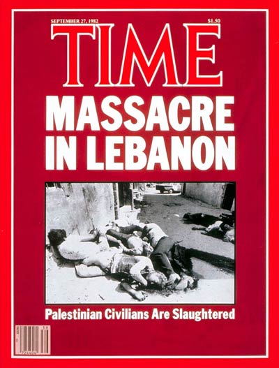 TIME Magazine Cover: Lebanon Massacre -- Sep. 27, 1982
