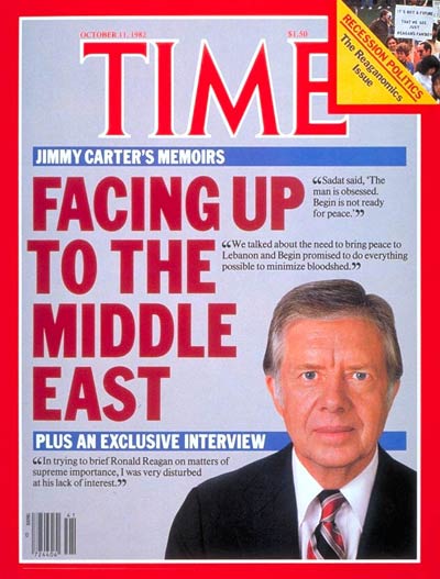 TIME Magazine Cover: Carter Memoirs -- Oct. 11, 1982