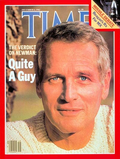 TIME Magazine Cover: Paul Newman -- Dec. 6, 1982