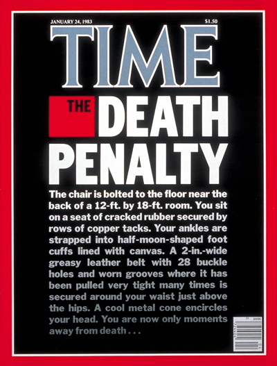 TIME Magazine Cover: The Death Penalty -- Jan. 24, 1983