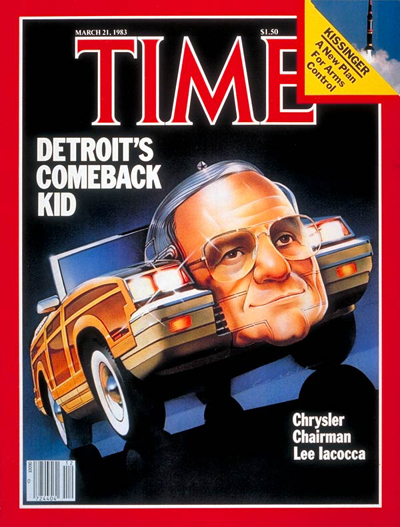 TIME Magazine Cover: Lee Iacocca - Mar. 21, 1983 - Lee Iacocca - Cars -  Automotive Industry - Lee Iacocca - Transportation