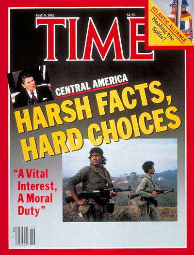 TIME Magazine Cover: Reagan and Central America -- May 9, 1983
