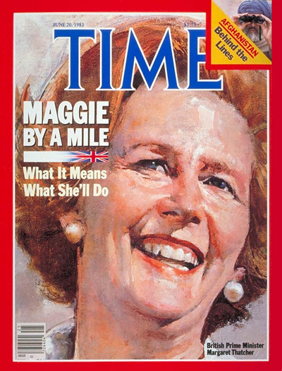TIME Magazine Cover: Margaret Thatcher -- June 20, 1983