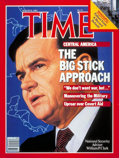 TIME Magazine Cover: William P. Clark -- Aug. 8, 1983