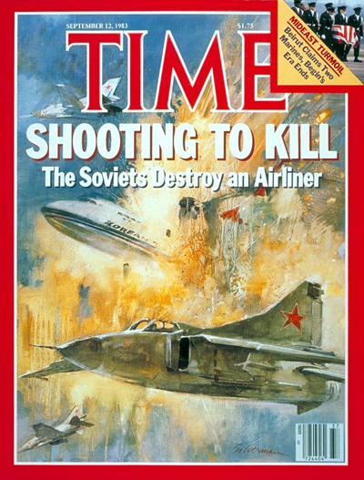 TIME Magazine Cover: Soviets Destroy Airliner -- Sep. 12, 1983