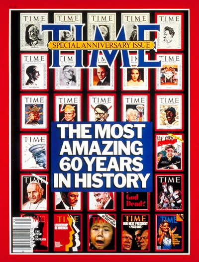 The 60th Anniversary Issue of TIME Magazine.