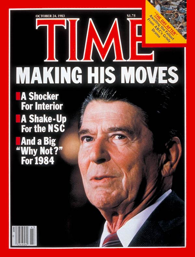 TIME Magazine Cover: Ronald Reagan -- Oct. 24, 1983