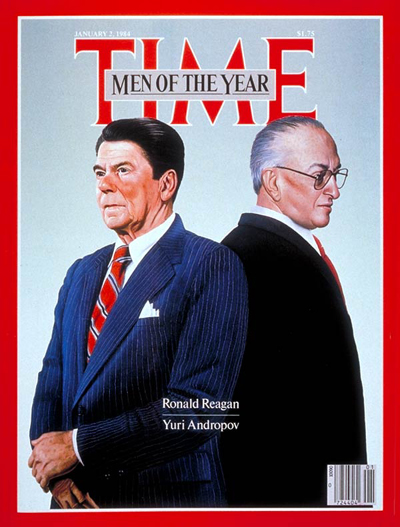Ronald Reagan and Yuri Andropov