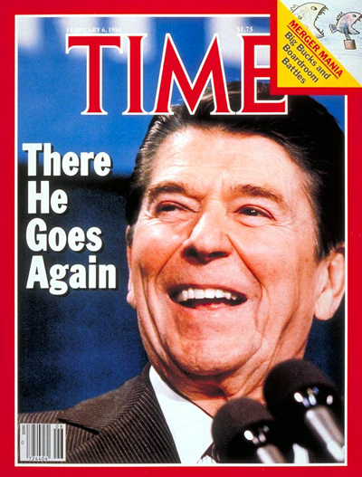 TIME Magazine Cover: Reagan Seeks Re-Election -- Feb. 6, 1984