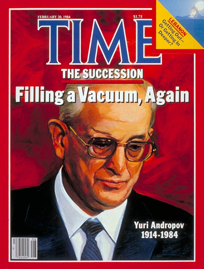 TIME Magazine Cover: Yuri Andropov -- Feb. 20, 1984