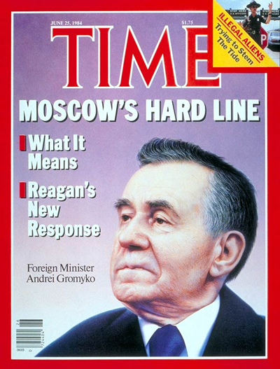 TIME Magazine Cover: Andrei A. Gromyko -- June 25, 1984