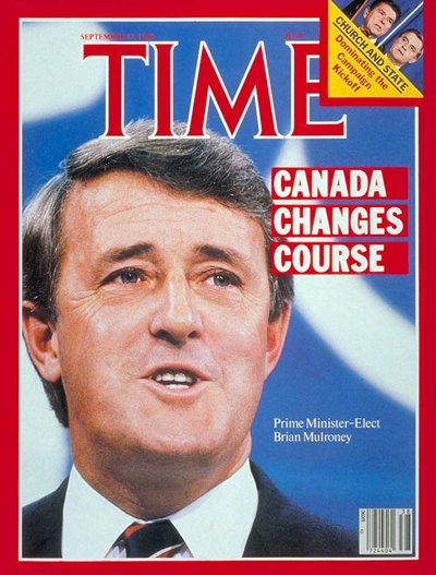 TIME Magazine Cover: Brian Mulroney -- Sep. 17, 1984