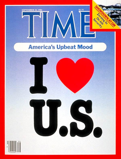 TIME Magazine Cover: America's Upbeat Mood -- Sep. 24, 1984