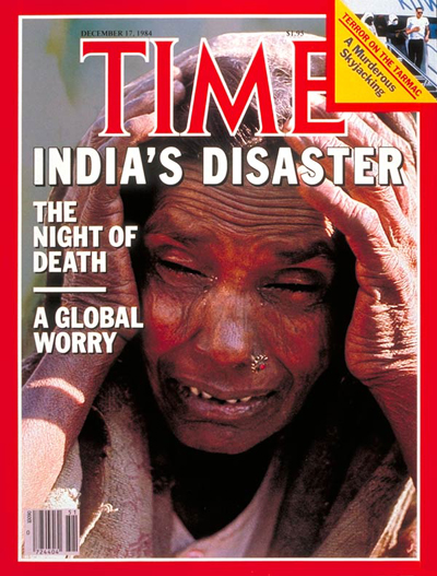 TIME Magazine Cover: Disaster Strikes Bhopal -- Dec. 17, 1984