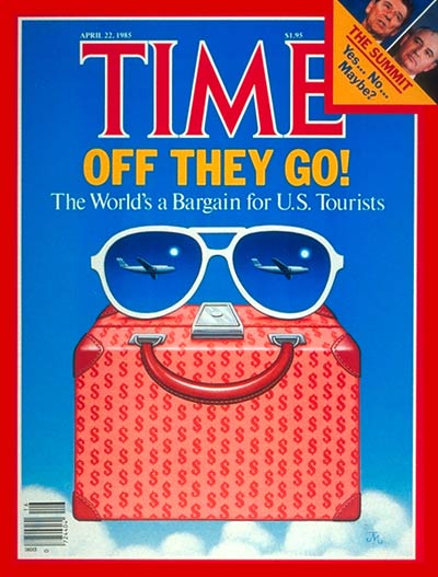 TIME Magazine Cover: U.S. Tourists -- Apr. 22, 1985