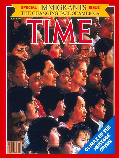 TIME Magazine Cover: Special Issue: Immigrants -- July 8, 1985